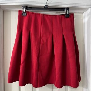 Bardot Vibrant Red A-Line Skirt